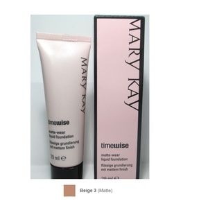 NEW Mary Kay Matte-Wear Liquid Foundation Beige 3